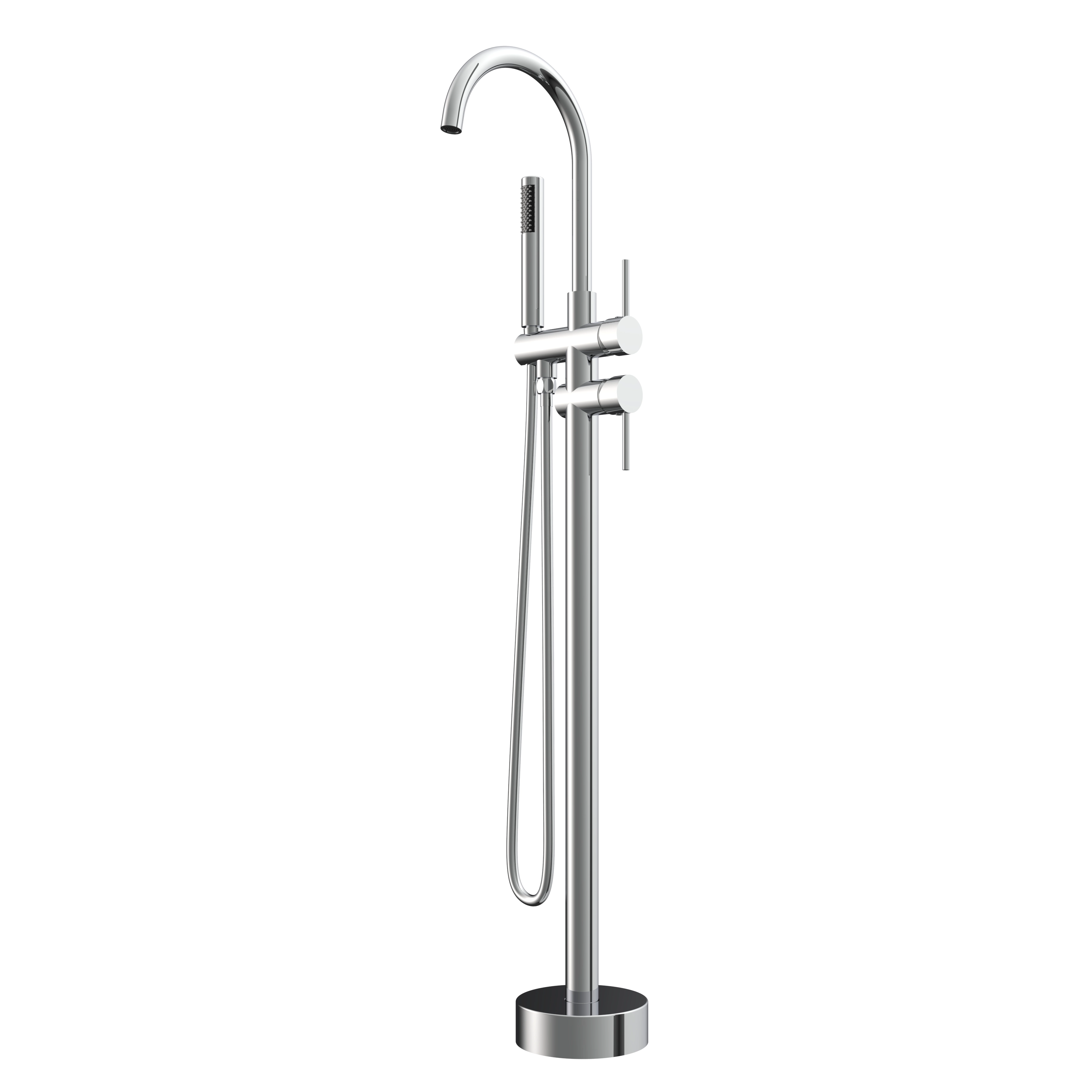 Kaiping Chrome Cascade Caño independiente Cascada moderna para duchas