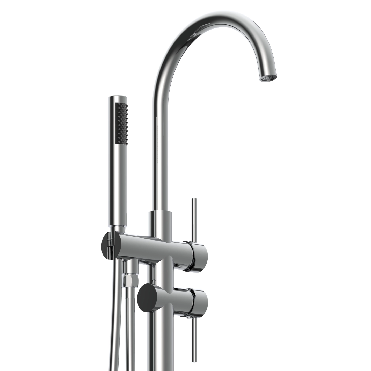 Kaiping Chrome Cascade Caño independiente Cascada moderna para duchas